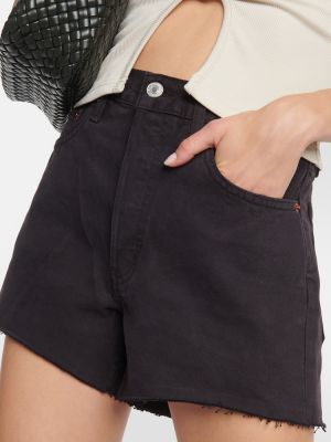 Szorty jeansowe Re/done czarne