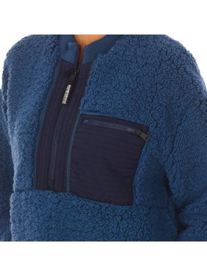 Sweter z okrągłym dekoltem Napapijri niebieski