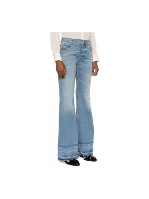 Bootcut jeans mit fransen Chloé blau
