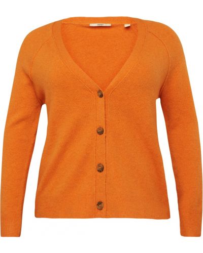 Плетен плетен елек Esprit Curves оранжево
