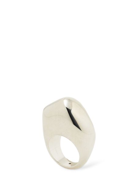 Bague en argent Bottega Veneta argenté