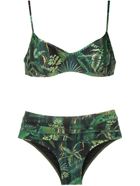 Bikini s printom Lygia & Nanny zelena