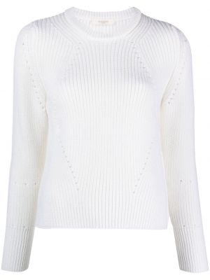 Вълнен пуловер Zanone бяло
