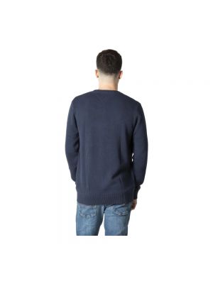 Sweter z okrągłym dekoltem Tommy Jeans niebieski