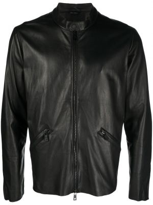 Kožená bunda Giorgio Brato černá