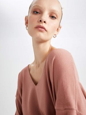 Oversize pulovers Defacto rozā