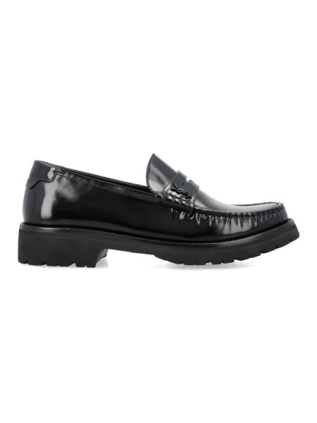 Chaussures de ville en cuir Saint Laurent noir