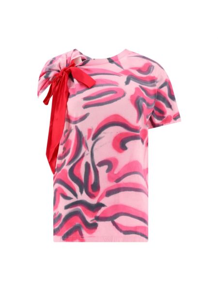 Koszulka oversize Collina Strada różowa
