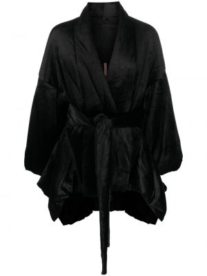 Oversized bunda Rick Owens Lilies černá