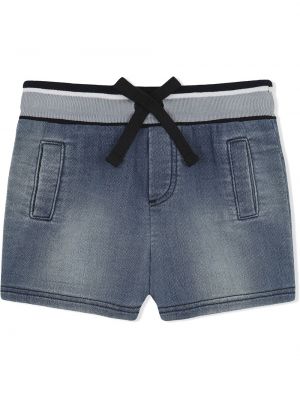 Džínové šortky Dolce & Gabbana Kids - Modrá