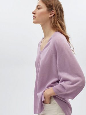Пуловер Massimo Dutti, розовый