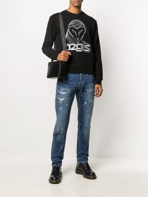Sweatshirt mit stickerei Mcq schwarz