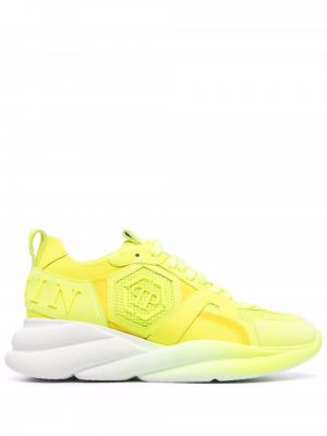 Sneakers Philipp Plein κίτρινο