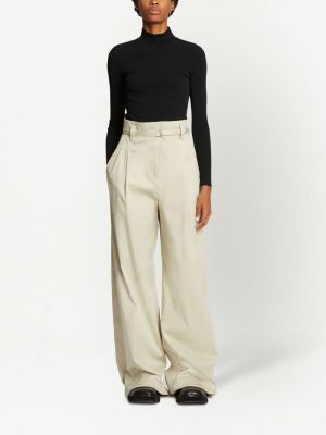 Kalhoty relaxed fit Proenza Schouler White Label bílé