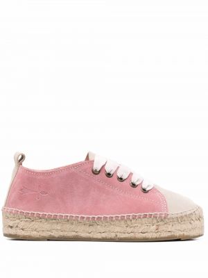 Semsket skinn espadrillos Manebi rosa