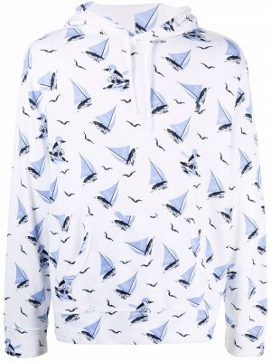 Pamut pamut egyenes szárú nadrág nyomtatás Polo Ralph Lauren kék