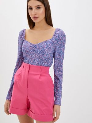 Блузка Befree фиолетовая