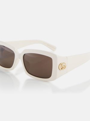 Slnečné okuliare Gucci biela
