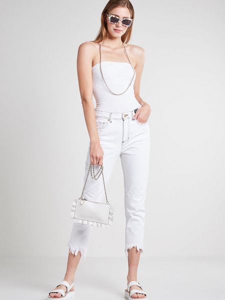 Jeansy Versace Jeans białe