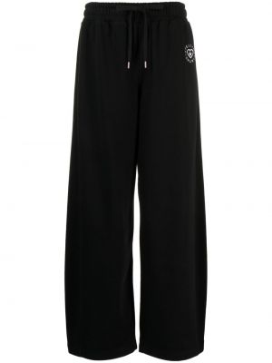 Bavlněné sportovní kalhoty Stella Mccartney černé