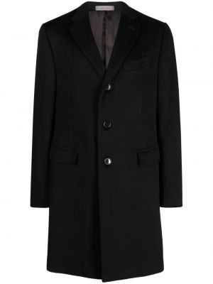 Vlněný kabát Corneliani černý