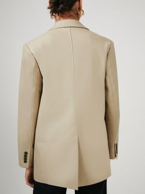 Кожаный пиджак из искусственной кожи Warehouse