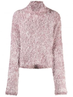 Pletený svetr z nylonu Jw Anderson - růžová