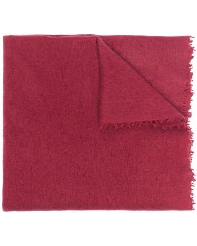 Bufanda de cachemir con estampado de cachemira Mouleta rojo