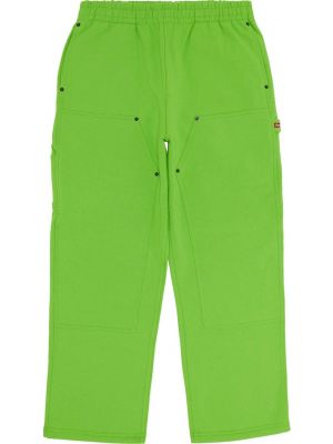 Спортивные штаны Supreme зеленые