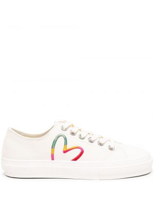 Sneakers με μοτίβο καρδιά Paul Smith λευκό