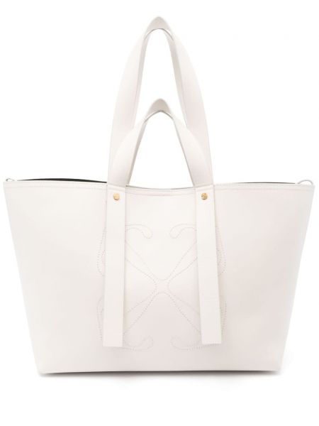Shopper handtasche Off-white weiß