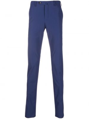 Στενό παντελόνι σε στενή γραμμή Pt Torino μπλε