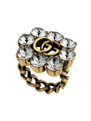 Złoty pierścionek Gucci