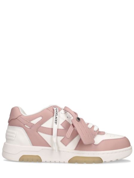 Zapatillas de cuero formal Off-white rosa