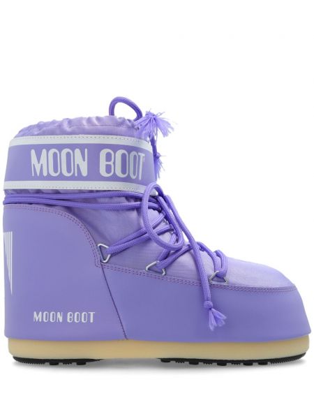 Düz çizmeler Moon Boot mor