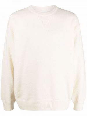 Пуловер Ten C бяло