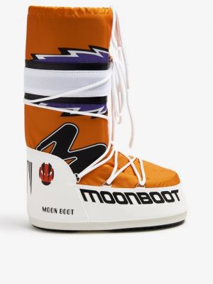 Ботинки Moon Boot оранжевые