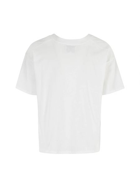 Camiseta con escote v Loulou Studio blanco