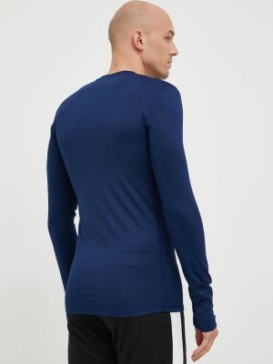 Tricou cu mânecă lungă cu mâneci lungi Adidas Performance albastru