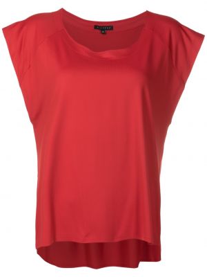 Блуза с v-образно деколте Alcaçuz червено