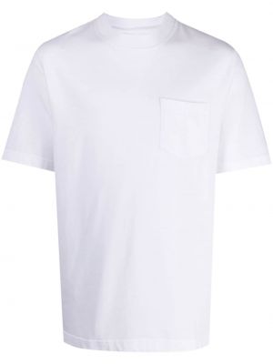 Тениска с джобове Barbour бяло