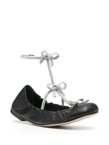 Chaussures de ville en cuir René Caovilla noir