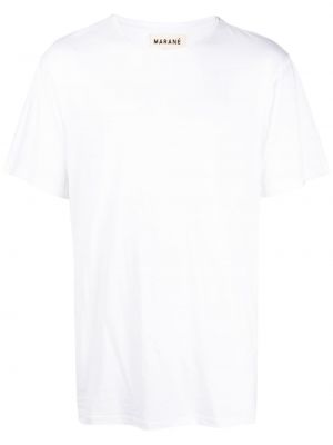 T-krekls ar apaļu kakla izgriezumu Marané balts