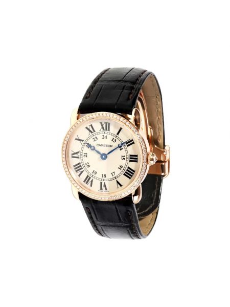 Zegarek z różowego złota retro Cartier Vintage