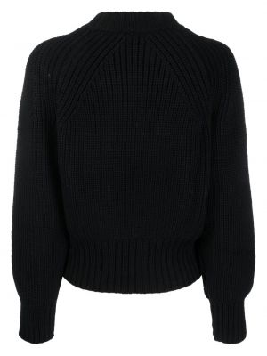 Sweter wełniany Thom Krom czarny