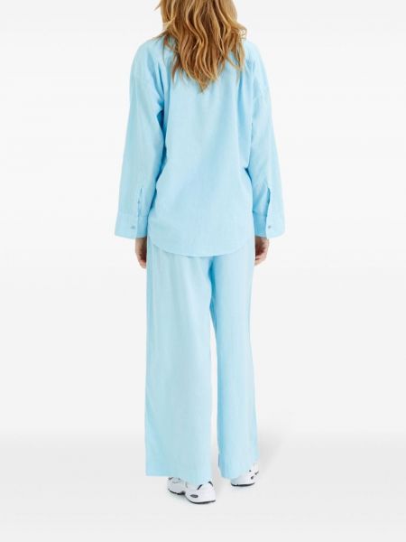 Piżama bawełniana Chinti & Parker niebieska