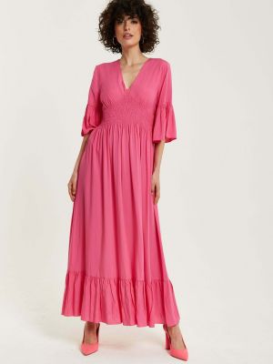 Длинное платье Liquorish розовое