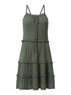 Sukienka mini z wiskozy Superdry zielona