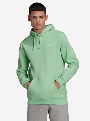 Суичър с качулка Adidas зелено