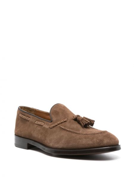 Seemisnahksed loafer-kingad Doucal's pruun